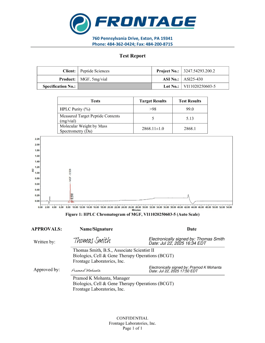MGF Peptide IGF-1 Ec 5mg - Image 5